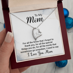 I Love You Mom - Forever Love Necklace