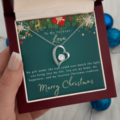 To My Forever Love in Christmas - Forever Love Necklace