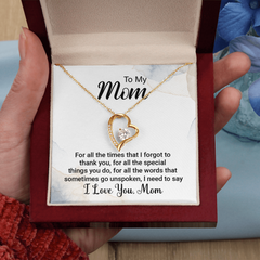 I Love You Mom - Forever Love Necklace