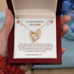 To My Grandma, With Love - Forever Love Necklace
