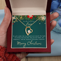 To My Forever Love in Christmas - Forever Love Necklace