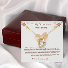 To My Grandma, With Love - Forever Love Necklace