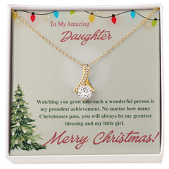 To My Amazing Daughter - Alluring Beauty Necklace