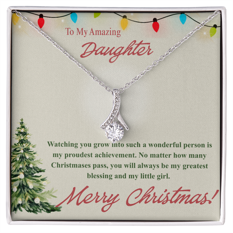 To My Amazing Daughter - Alluring Beauty Necklace
