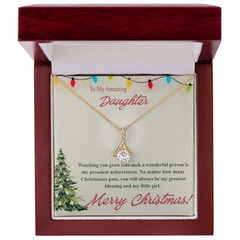 To My Amazing Daughter - Alluring Beauty Necklace