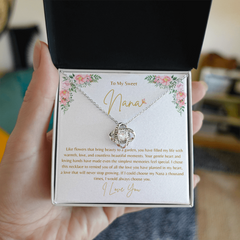 To My Sweet Nana - Love Knot Necklace
