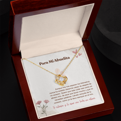 Aunque estemos lejos - Love Knot Necklace