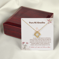 Aunque estemos lejos - Love Knot Necklace