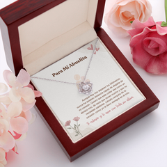 Aunque estemos lejos - Love Knot Necklace