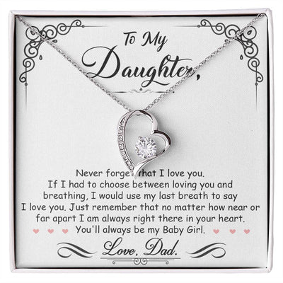My Baby Girl - Forever Love Necklace