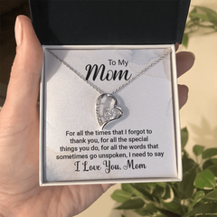 I Love You Mom - Forever Love Necklace