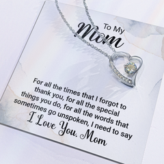 I Love You Mom - Forever Love Necklace