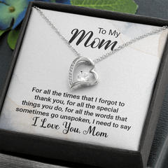 I Love You Mom - Forever Love Necklace