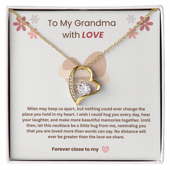 To My Grandma, With Love - Forever Love Necklace