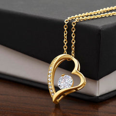 To My Adorable Mom in Christmas - Forever Love Necklace