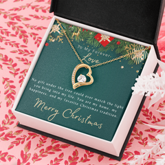 To My Forever Love in Christmas - Forever Love Necklace