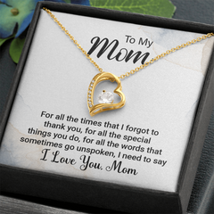 I Love You Mom - Forever Love Necklace