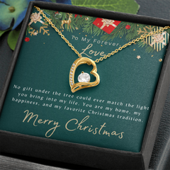 To My Forever Love in Christmas - Forever Love Necklace